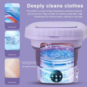 Portable Foldable Mini Washing Machine 8L with Spin Dryer - Image 8