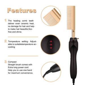 2 in 1 Hot Comb Electric Hair Straightener - Image 11