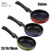 12cm/14cm/16cm Mini Frying Pan Non-Stick Steel Frypan Pot Saucepan Random Color For Cookware Kitchen Cookware - Image 7
