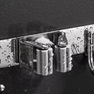 Stainless Steel Wall-Mounted Mop Rack - Image 6