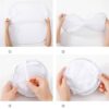3pcsDirty Clothes Basket Skeleton Ventilated Foldable Easy Storage Portable Large Capacity Clothes Basket - Image 8