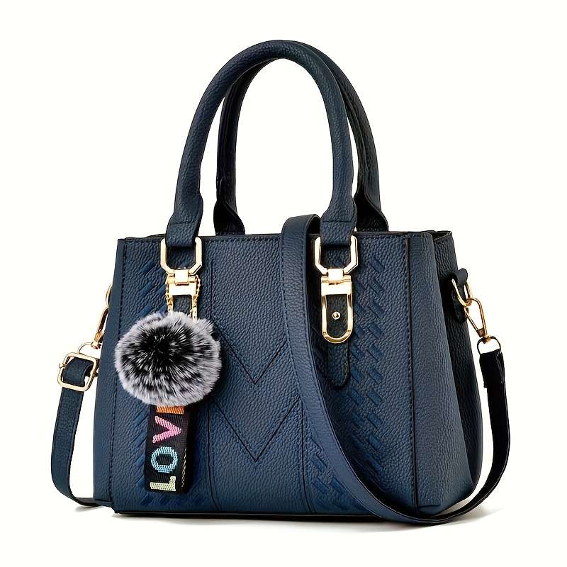 Women's Leather Embroidery Messenger Bag