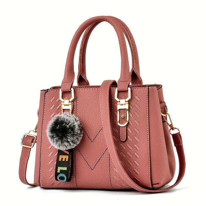 Women's Leather Embroidery Messenger Bag
