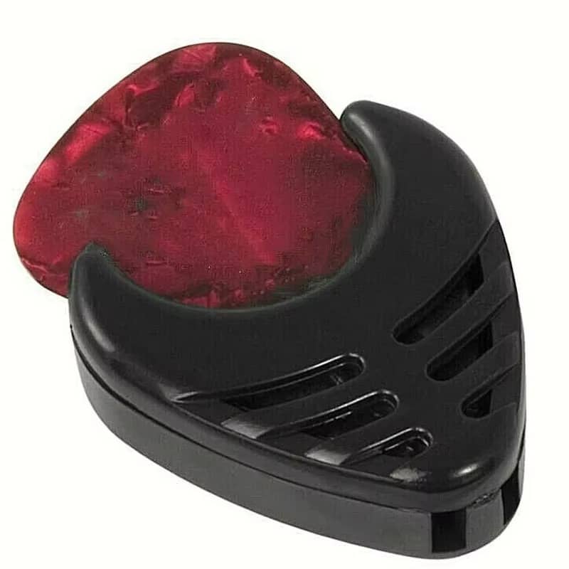 7pcs Guitar Pick Celluloid Plectrum Set (Random Color) with Holder