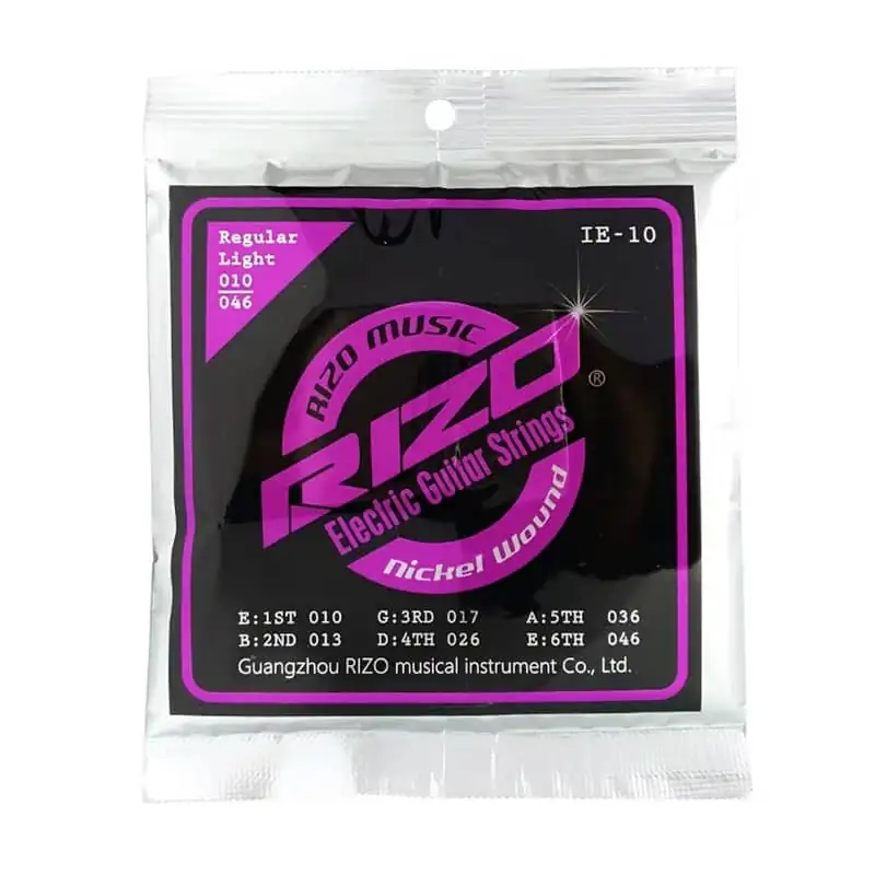 RIZO Electric Guitar Strings 008-038 / 009-042 / 010-046 8 RIZO Electric Guitar Strings 008-038 / 009-042 / 010-046