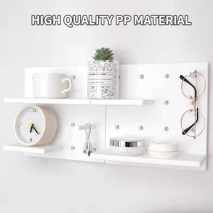 1PC/2PCS/4PCS Wall Perforation-free Plastic Shelving Bathroom Wall Wall Hanging Student Bedroom Dormitory Headboard Hole - Image 4