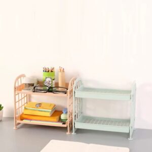 1PC High Appearance Horizontal Multi-layer Dormitory Desktop Storage Shelf Simple - Image 5