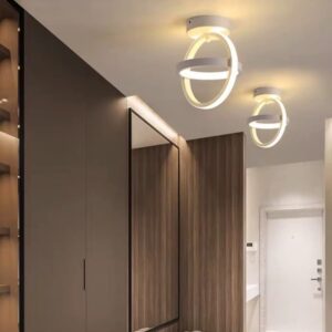 Modern LED Ceiling Light 2 Rings Creative Design Ceiling Lamp - Image 4