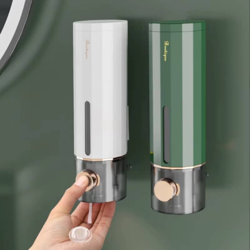 450ml Manual Wall Mounted Bathroom Liquid Soap Dispenser Washing Hand Sanitizer