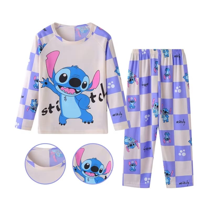 Spring Stitch Angel Pajama Set (Boys/Girls)