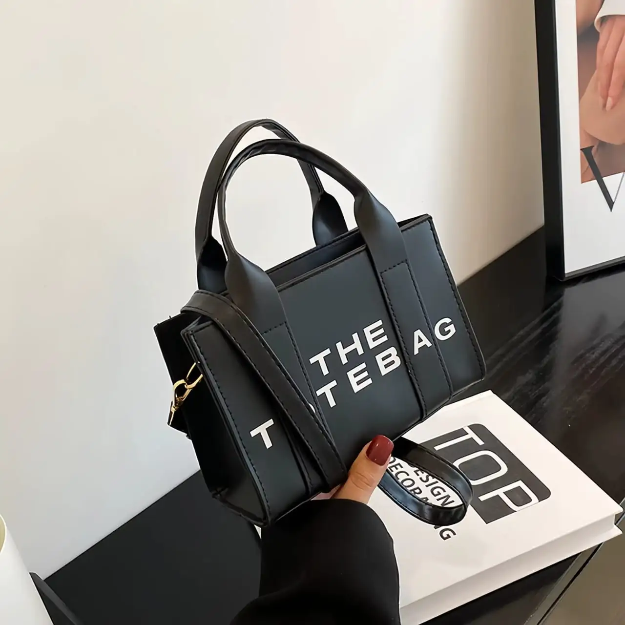 Women's mini tote bag