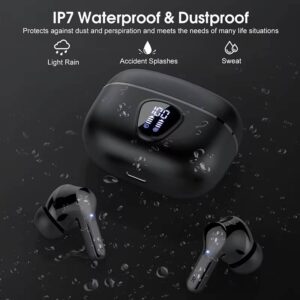 New Wireless Earbuds HiFi Stereo Headphones BT5.3 with ENC Noise Cancelling 48H LED Display Ear Buds IP7 Waterproof Earphones - Image 2
