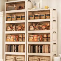 Foldable Plastic Storage Cabinet