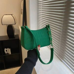 Lady Felt Armpit Design Luxury Tote Released Fashion Ladies Handbag Under Crescent Small Square Bag Lady Felt Armpit Design Luxu - Image 6