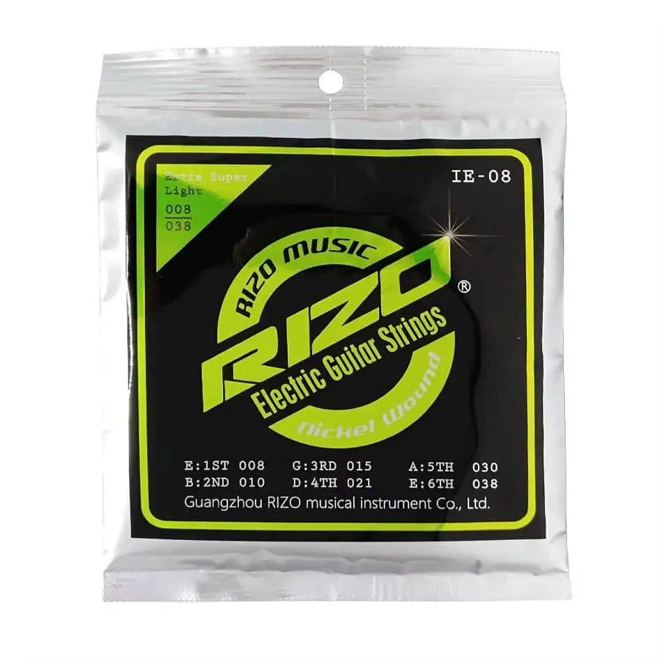RIZO Electric Guitar Strings 008-038 / 009-042 / 010-046 7 RIZO Electric Guitar Strings 008-038 / 009-042 / 010-046