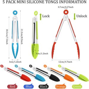 Silicone Kitchen BBQ Tongs - Image 3