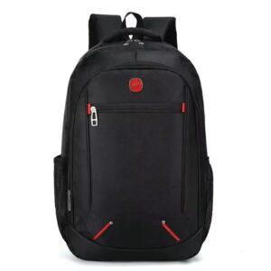 Large-capacity Student School Bag Casual Solid Color Backpack Material Oxford Men New Backpack Multi-functional Simple Bag - Image 4