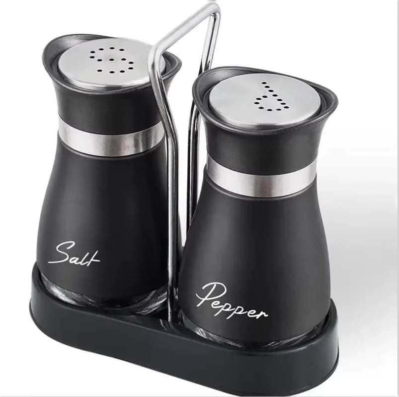 Kitchen Glass Spice Bottle Set
