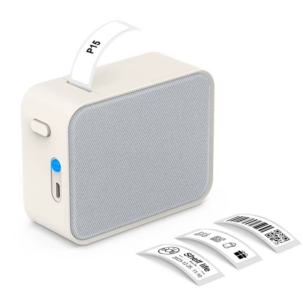 Wireless Bluetooth Label Printer Portable Thermal Printer Similar as D11 D110 D101 Labeling Machine Mini Label Maker P15 Sticker