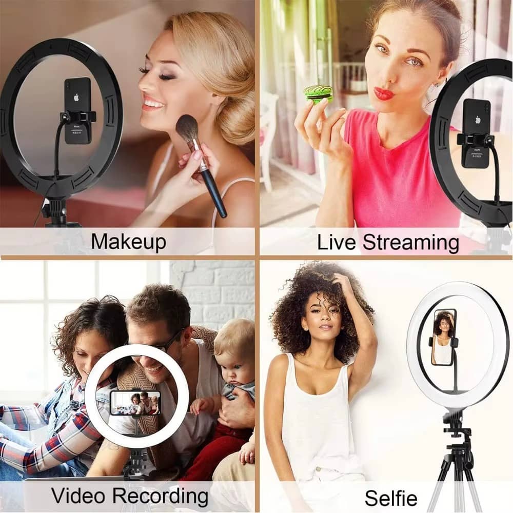 1.10inch 26cm Selfie Ring Light Photography Fill Lighting Led Ring Lamp for Video Recording Live Broadcast Selfie Led Lamp