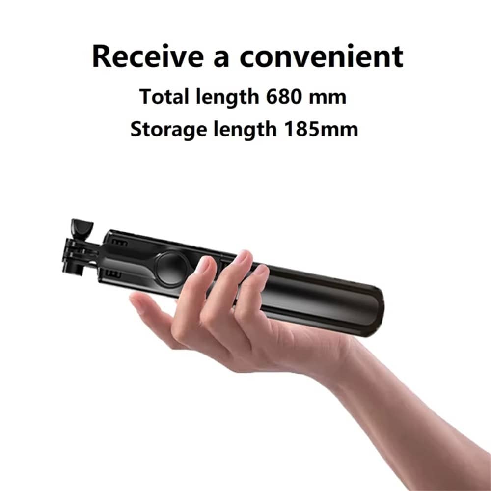 Wireless Selfie Stick Tripod Stand Bluetooth Remote Extendable Tripod for iPhone Mobile Phone Tiktok Live Streaming