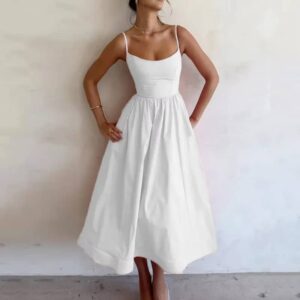 U-neck Summer Women's Dress - Image 7