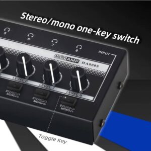 HA800S Mini Headphone Amplifier 8 Channels - Image 4