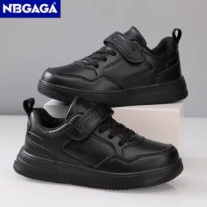 Flat Non-slip Casual Children Sneaker Shoes Leather Student Shoes - Image 6