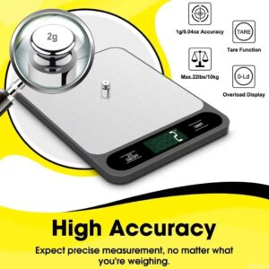 Digital Kitchen Scale 10Kg/1g Weight Scale Usb Food Coffee Scales Smart Electronic Waterproof Digital Scale For Baking and Cook - Image 2