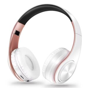 Men Gift Gold Wireless Headphones Bluetooth Earphone Stereo Headset with Build-in MIC with 3.5mm Jack for Xiaomi Samsung IPHONE - Image 4