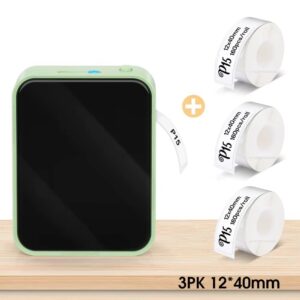Wireless Bluetooth Label Printer Portable Thermal Printer Similar as D11 D110 D101 Labeling Machine Mini Label Maker P15 Sticker - Image 3