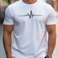 Men's 3D Stripe Print T-Shirt