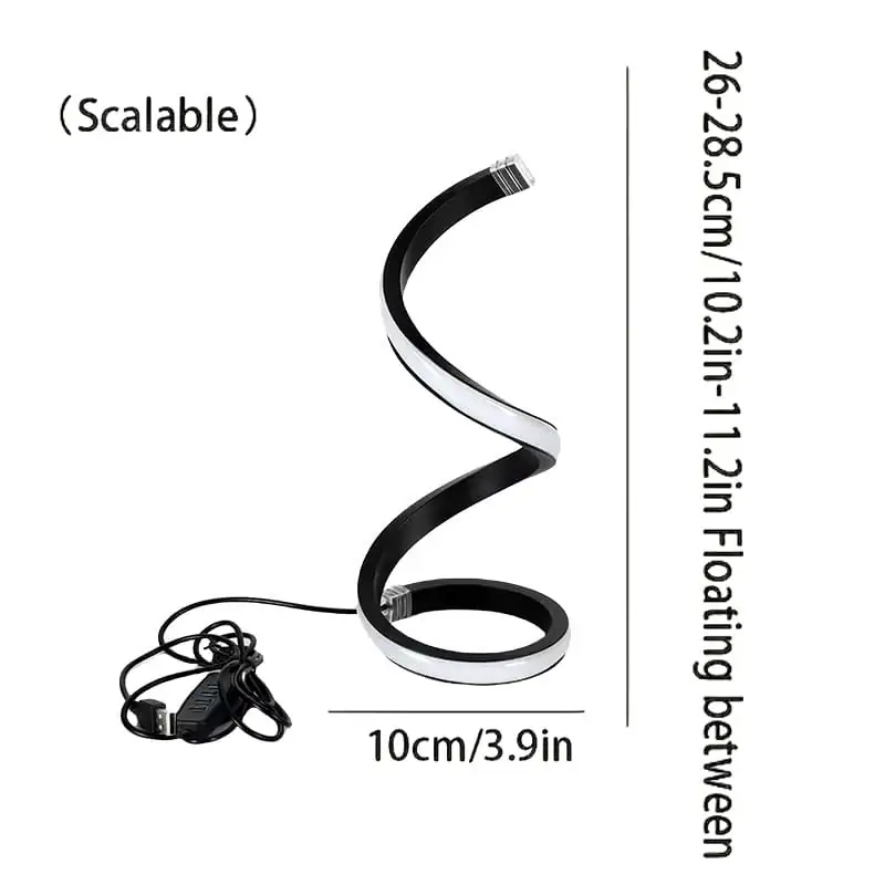 Spiral LED USB Night Light 3 Spiral LED USB Night Light