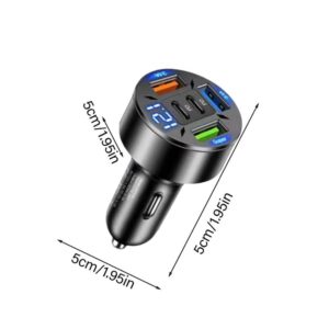 250W 5 Ports Car Charger Fast Charging PD QC3.0 USB C - Image 5