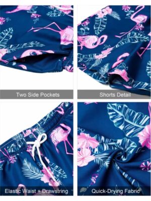 Summer Men's Short Sleeve Shirt and Beach Shorts Set - Image 2