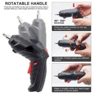 3.6V Screwdriver Kit Rechargeable Lithium Battery Cordless Electric Screwdriver Drill Kit - Image 6