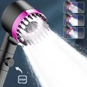 Shower filter four modes bathroom accessories head massage showerhead - Image 7