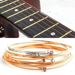 1 SET 6 Pieces Copper Guitar Strings for Classical Acoustic Folk Guitar