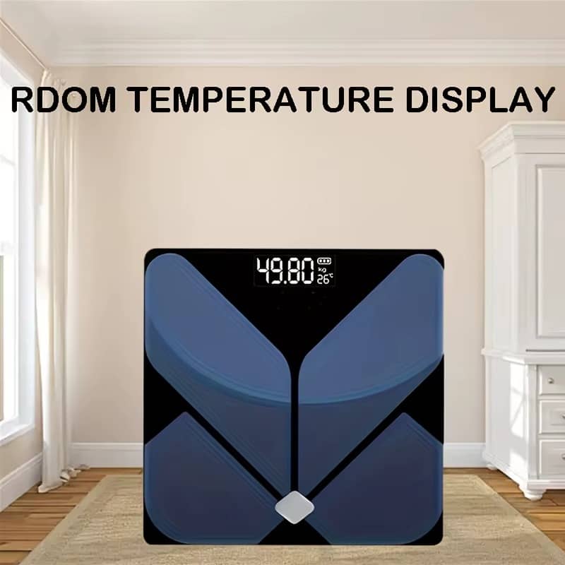 400lb High Precision Digital Bathroom Scale | Backlit LCD w/Smart Temp Display | Battery Operated | Home/Bathroom/Dorm Use