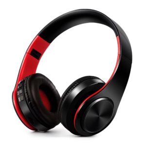 Men Gift Gold Wireless Headphones Bluetooth Earphone Stereo Headset with Build-in MIC with 3.5mm Jack for Xiaomi Samsung IPHONE - Image 2