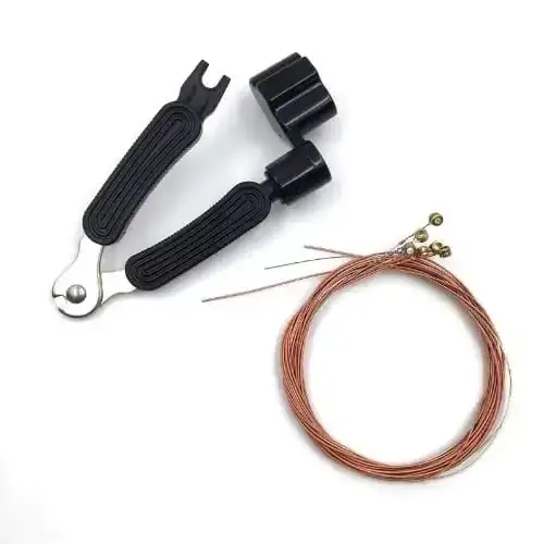 1 SET 6 Pieces Copper Guitar Strings