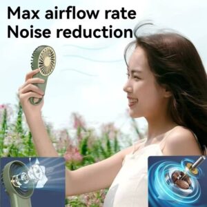 Ultra Quiet Foldable Desktop Fan, Mini Fan, Office Desktop Fan