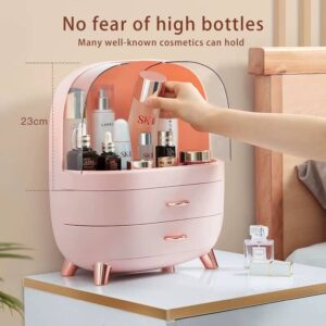 Makeup Container Polish Box Desktop Storage Organizer Makeup Drawer Large Box Cosmetic Capacity Storage Nail Jewelry Organizer - Image 3