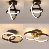 Modern LED Ceiling Light 2 Rings