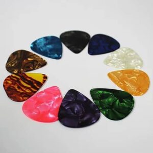 10 Pcs Acoustic Guitar Picks Celluloid Set - Image 5