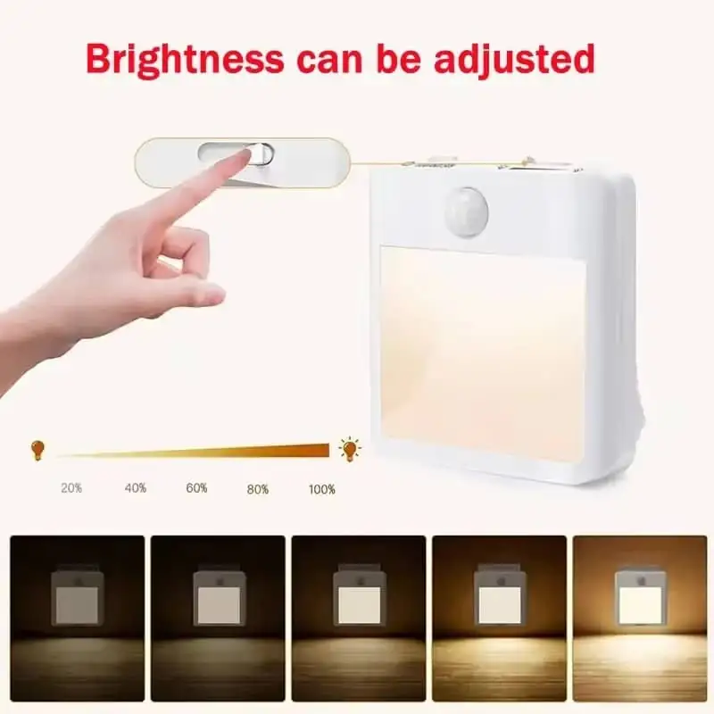 NIGHT LIGHT MOTION SENSOR WITH LED