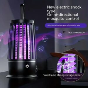 Xiaomi Mosquito Killer Lamp Bedroom Silent USB Rechargeable Electric Mosquito Swatter Portable Outdoor Mosquito Repeller FlyTrap - Image 2