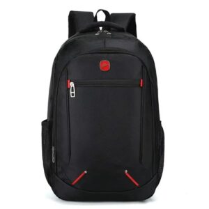 Large-capacity Student School Bag Casual Solid Color Backpack Material Oxford Men New Backpack Multi-functional Simple Bag - Image 2