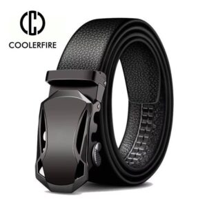 Men Belt Metal Luxury Brand Automatic Buckle Leather High Quality Belts - Image 4