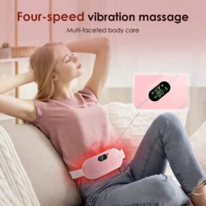 Electric Period Cramp Massager Vibrating Heating Belt - Image 8